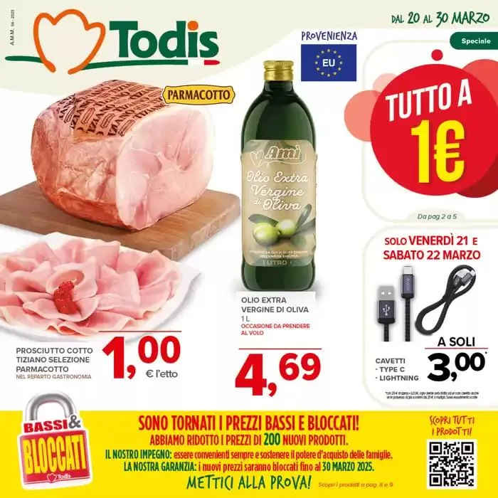 Volantino Todis da 20 marzo a 30 marzo di 2025 - Pagina del volantino 1