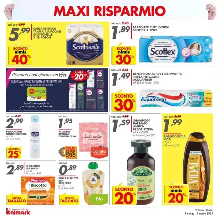 Maxi risparmio da 19 marzo a 1 aprile di 2025 - Pagina del volantino 4