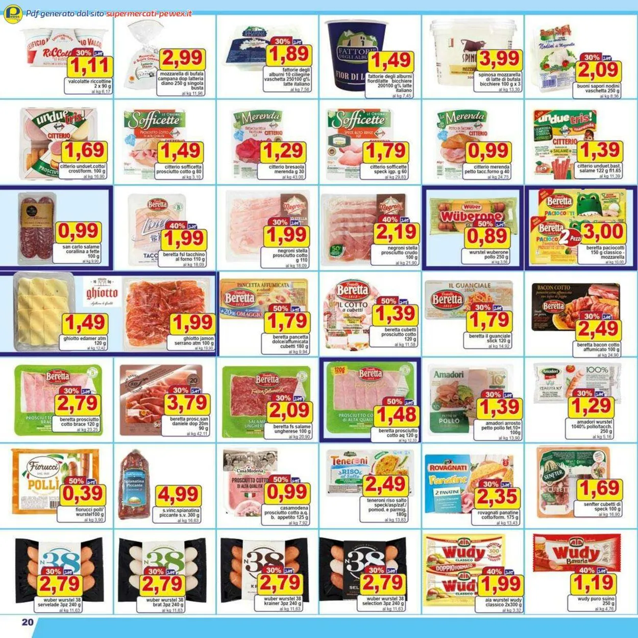 Pewex Volantino attuale da 28 febbraio a 11 marzo di 2025 - Pagina del volantino 20