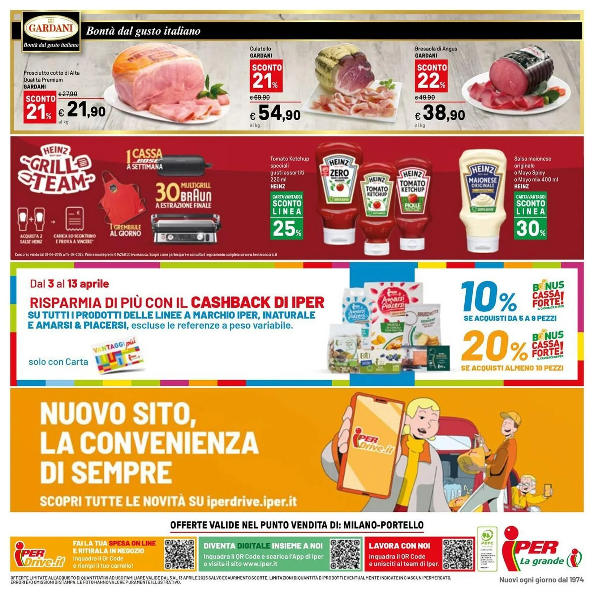 Volantino Iper La Grande da 3 aprile a 13 aprile di 2025 - Pagina del volantino 40