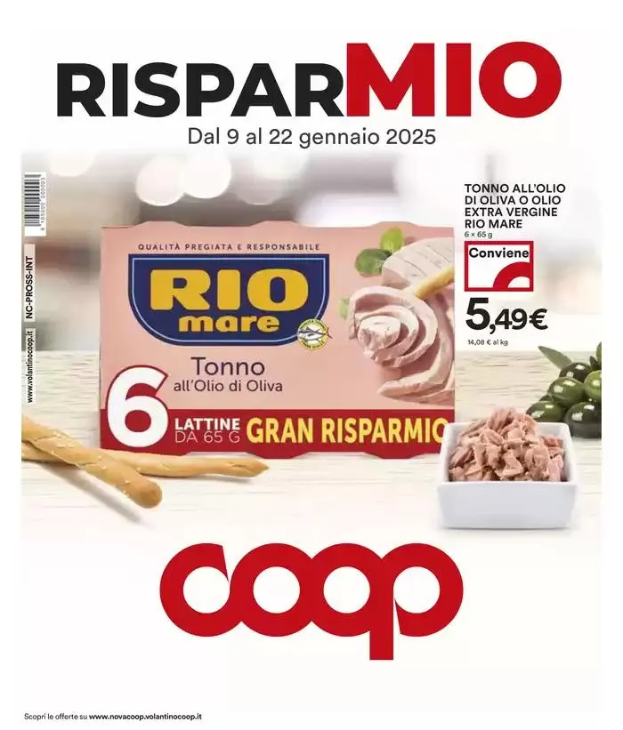 RisparMIO da 9 gennaio a 22 gennaio di 2025 - Pagina del volantino 1