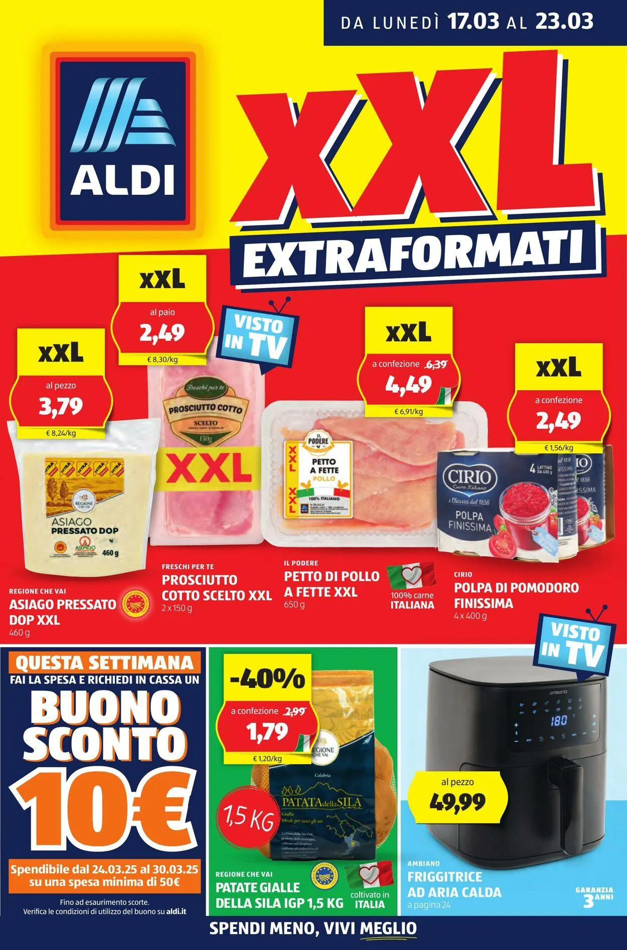 Aldi Volantino attuale da 17 marzo a 23 marzo di 2025 - Pagina del volantino 1