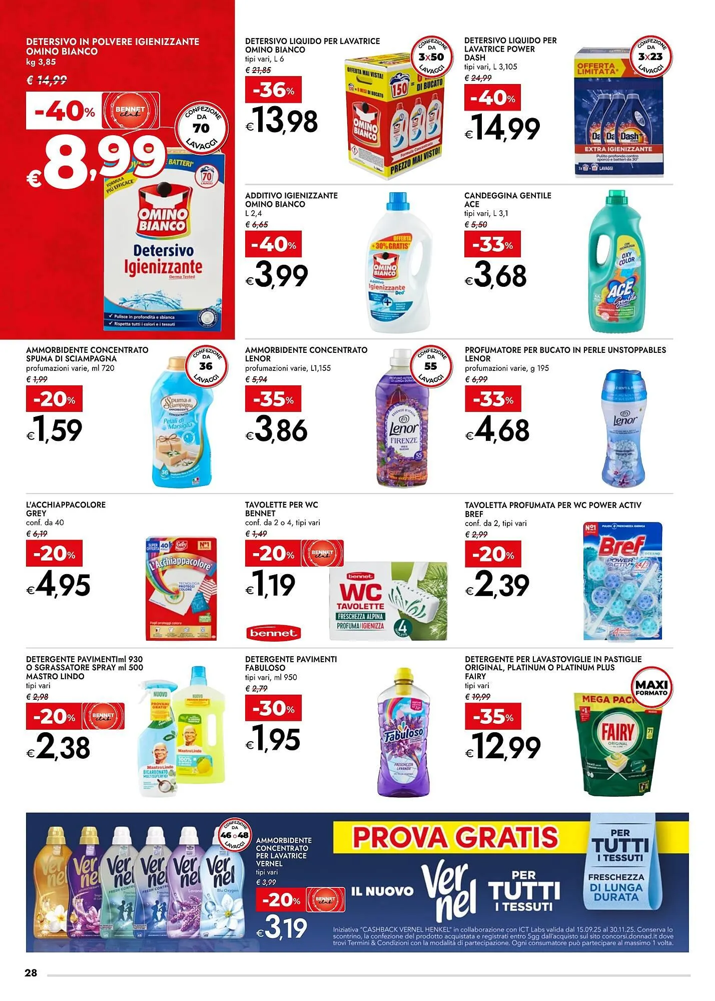 Volantino Bennet da 25 settembre a 8 ottobre di 2025 - Pagina del volantino 28
