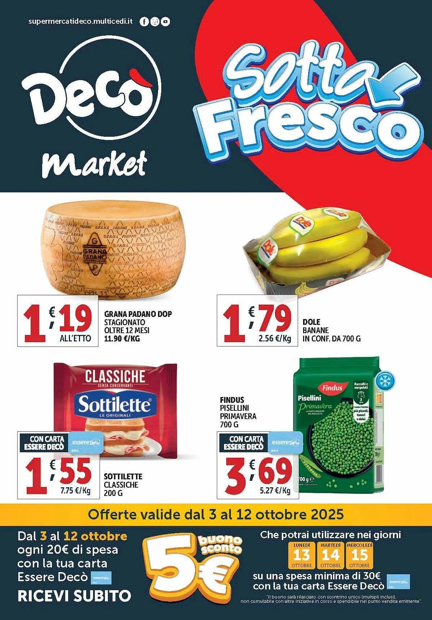 Volantino Deco Market da 3 ottobre a 12 ottobre di 2025 - Pagina del volantino 1