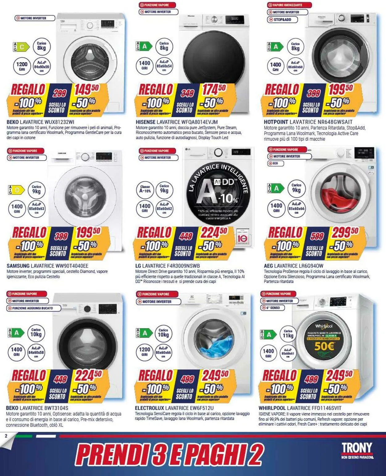 Trony - Palermo Volantino attuale da 2 maggio a 22 maggio di 2024 - Pagina del volantino 2