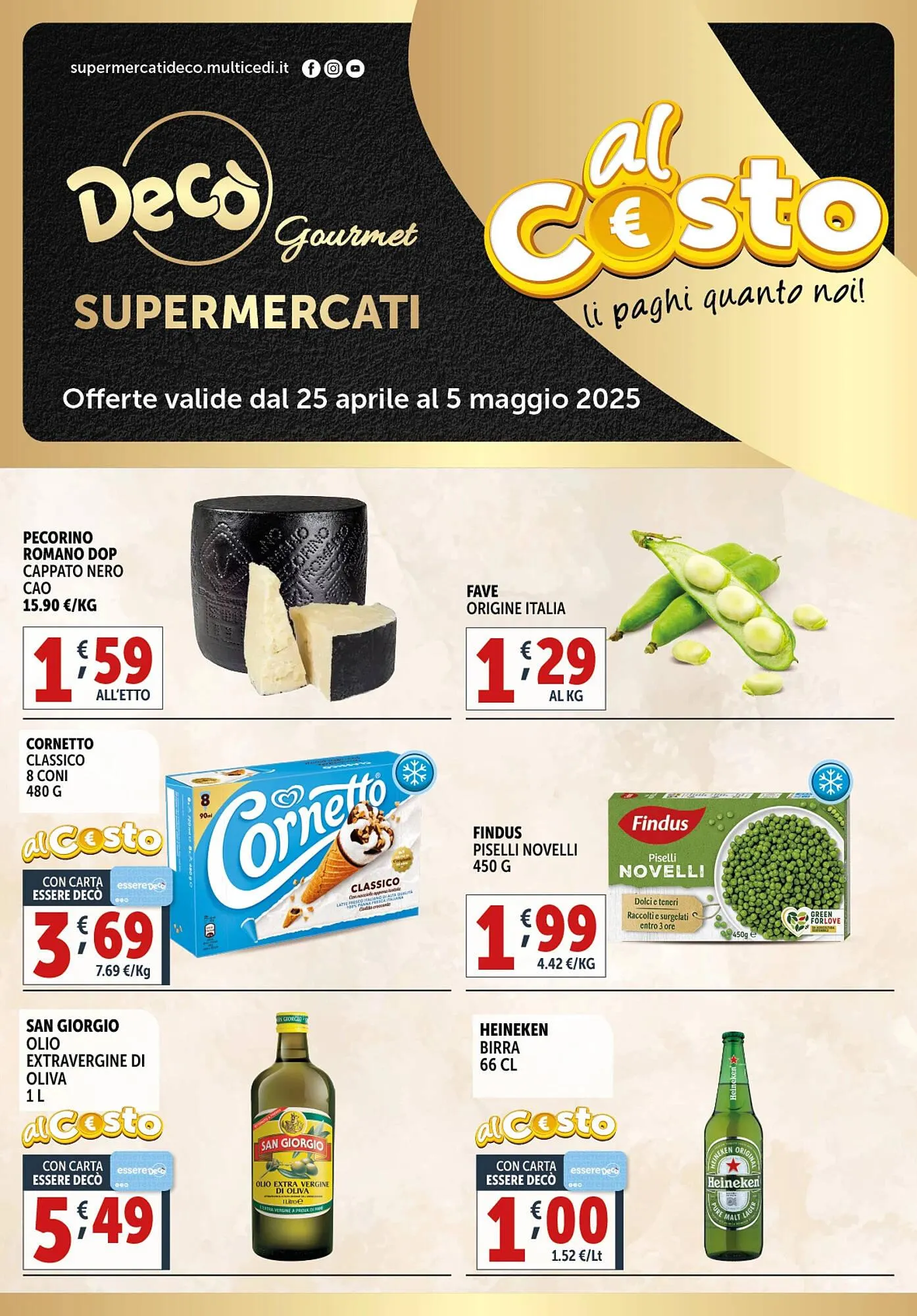 Volantino Gourmet Déco da 25 aprile a 5 maggio di 2025 - Pagina del volantino 1