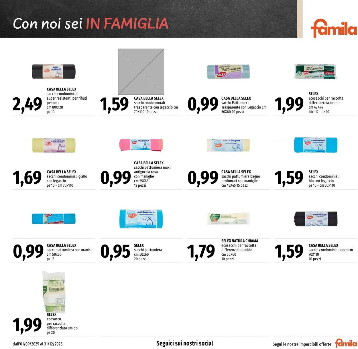 Famila Volantino attuale da 1 settembre a 31 dicembre di 2025 - Pagina del volantino 23