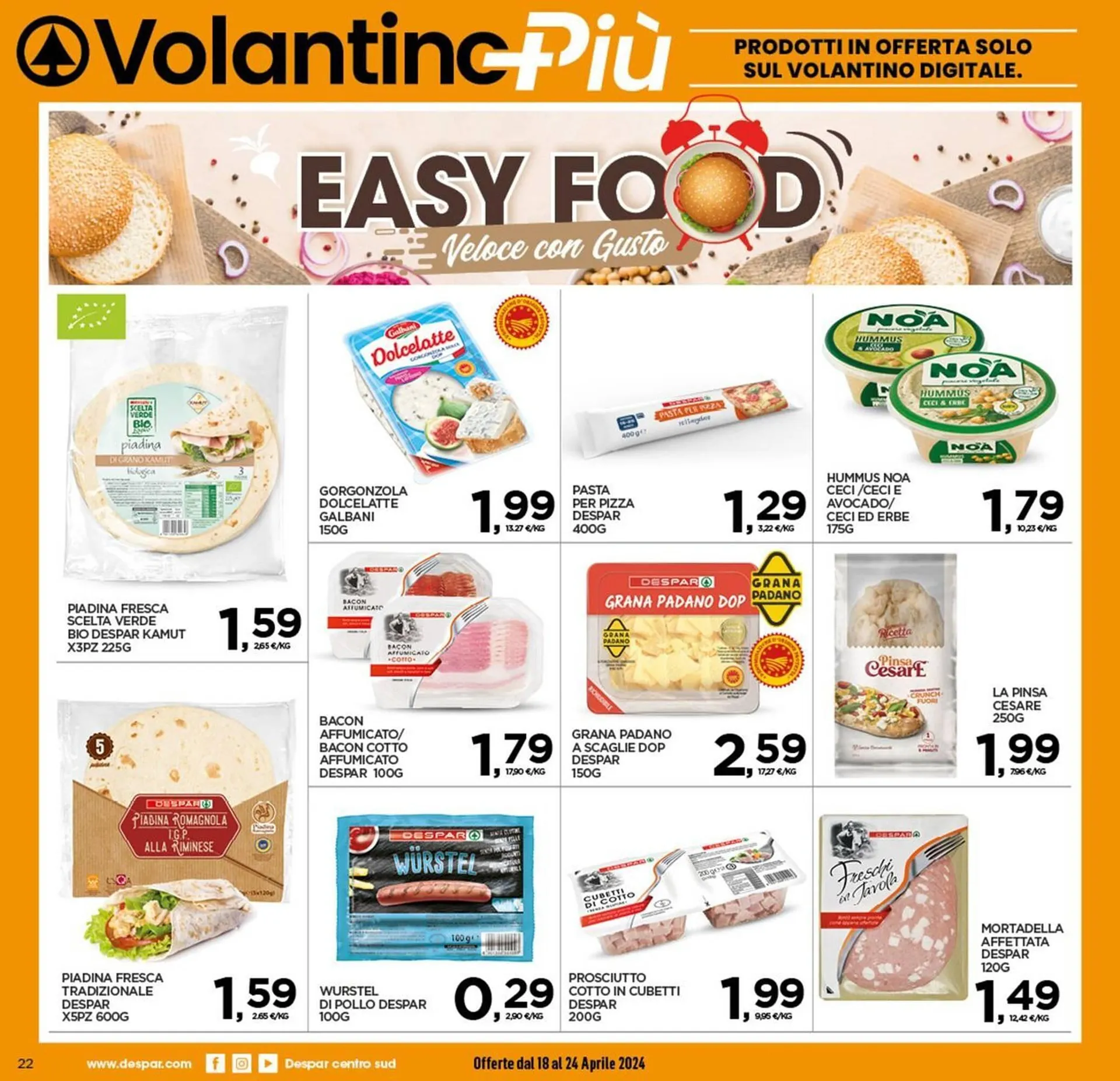 Volantino Interspar da 18 aprile a 24 aprile di 2024 - Pagina del volantino 22