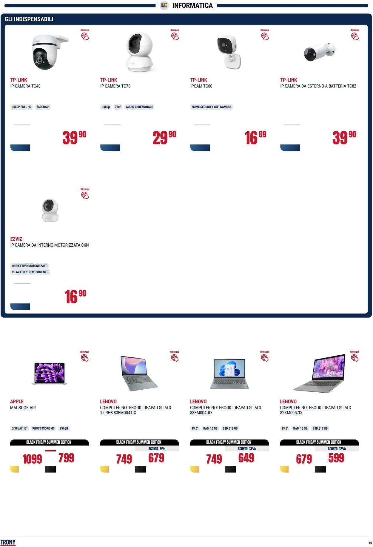 Trony - Napoli Volantino attuale da 31 luglio a 20 agosto di 2025 - Pagina del volantino 2