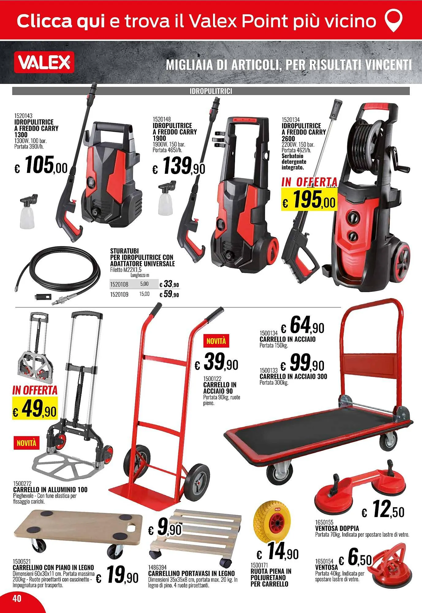 Volantino Valex da 2 gennaio a 2 marzo di 2024 - Pagina del volantino 40
