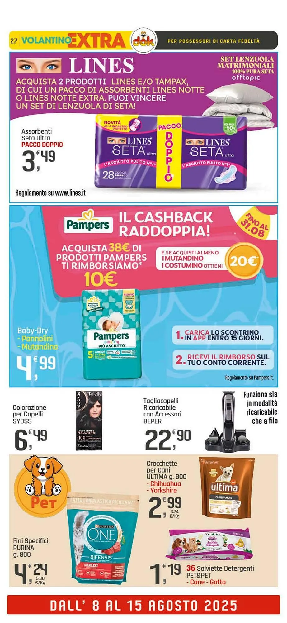 Volantino Supermercati Dok da 8 agosto a 15 agosto di 2025 - Pagina del volantino 27