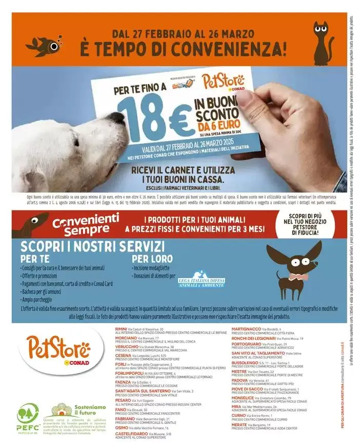 In primavera alcuni amori fioriscono, altri abbaiano. da 27 febbraio a 26 marzo di 2025 - Pagina del volantino 8