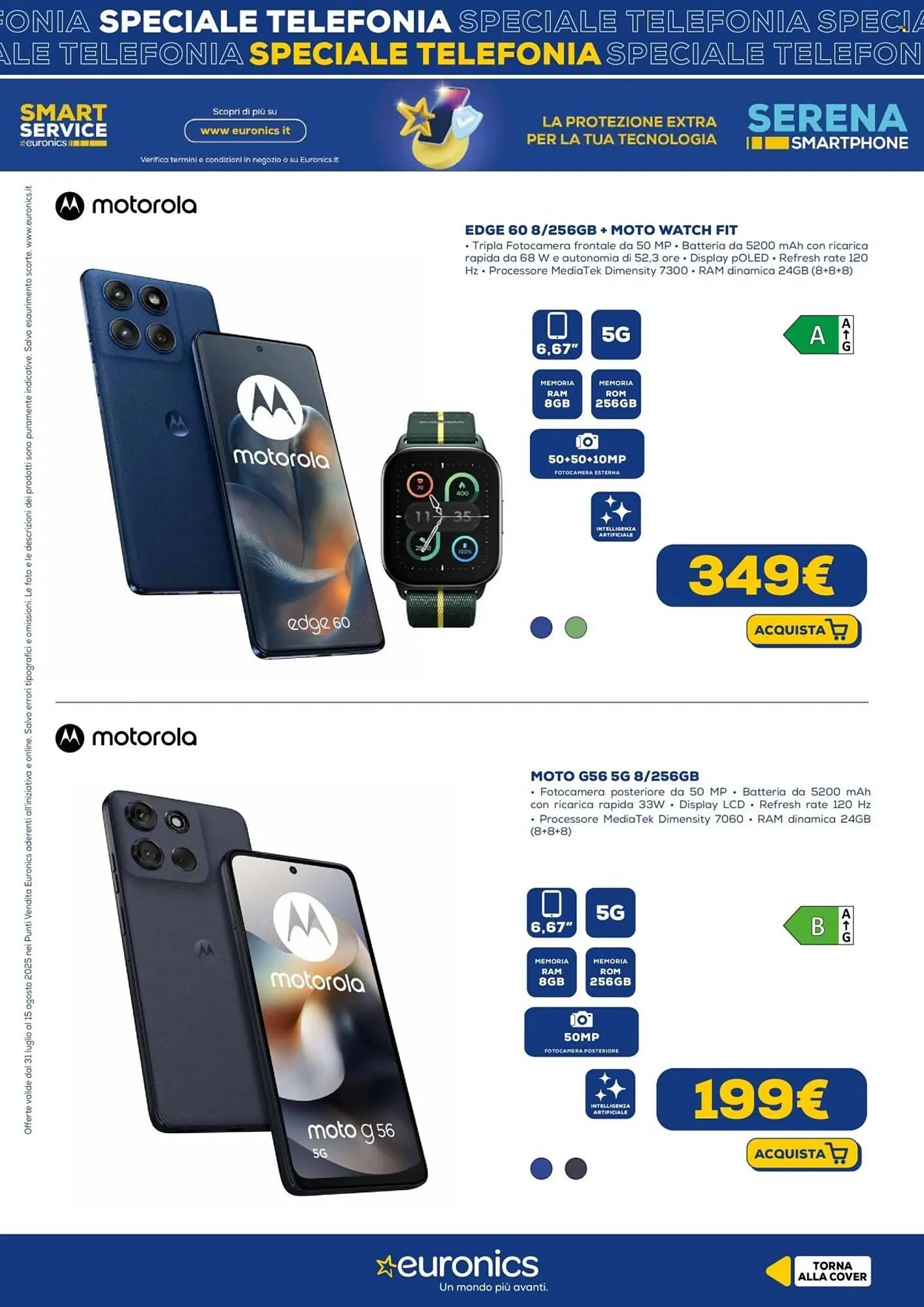 Volantino Euronics da 31 luglio a 15 agosto di 2025 - Pagina del volantino 7