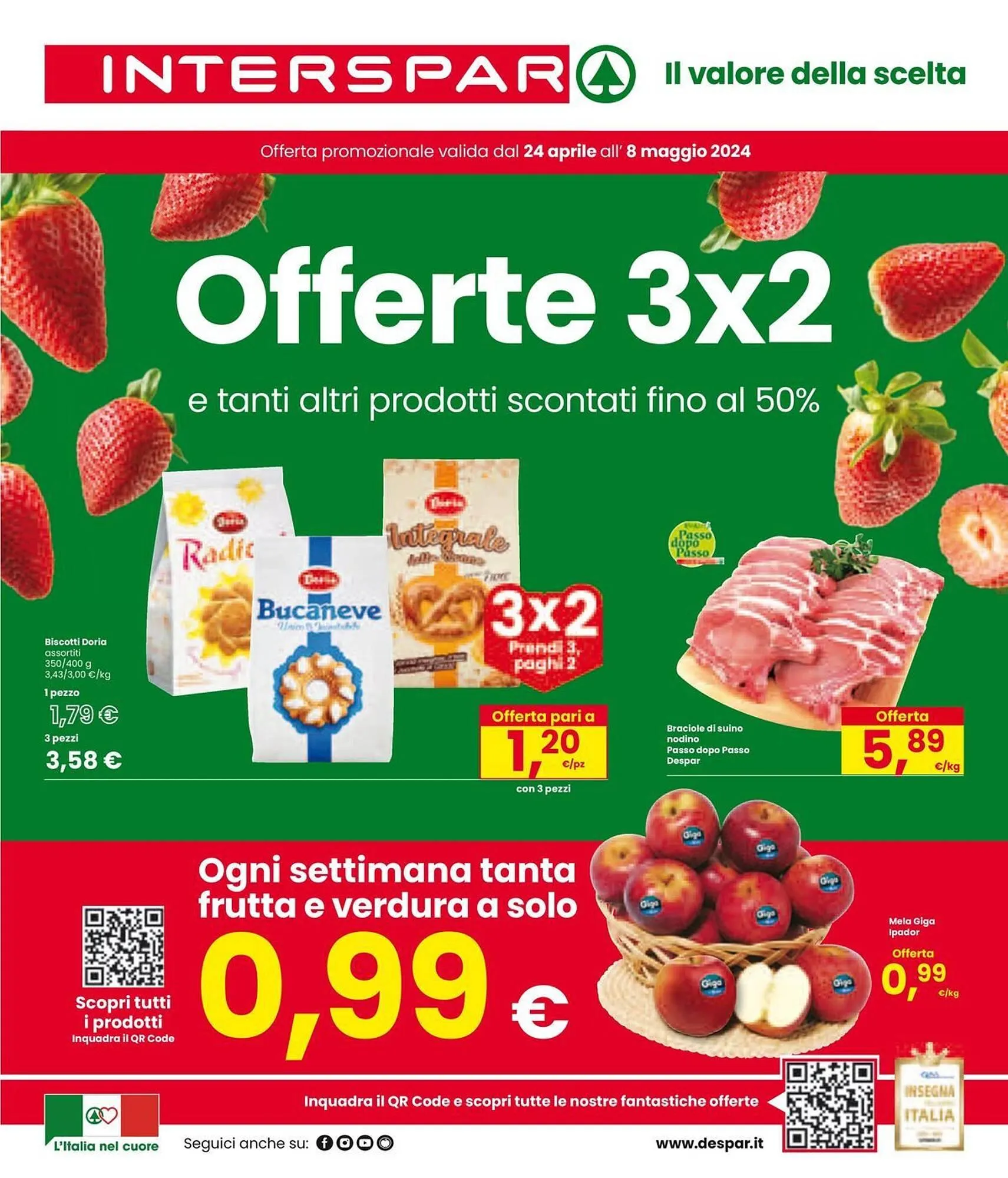 Volantino Interspar da 24 aprile a 8 maggio di 2024 - Pagina del volantino 1