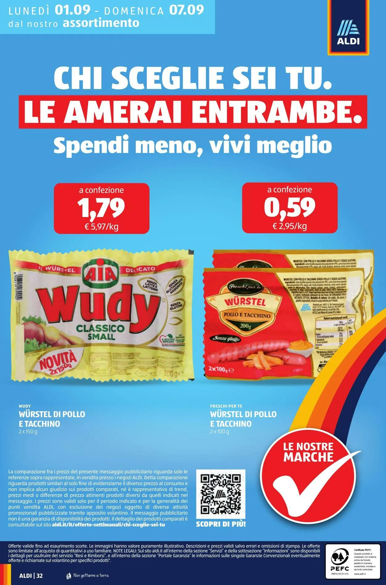 Aldi Volantino attuale da 1 settembre a 7 settembre di 2025 - Pagina del volantino 32