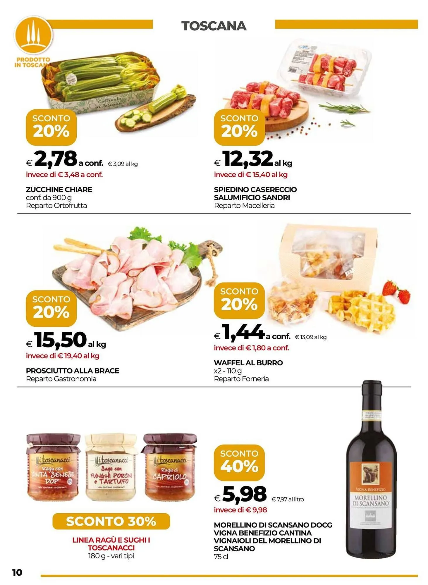 Volantino Unicoop da 5 giugno a 18 giugno di 2025 - Pagina del volantino 10