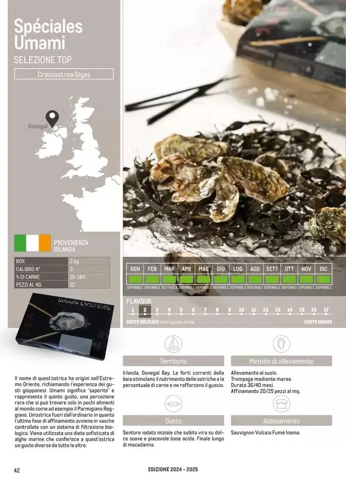 Catalogo Frutti di mare da 2 gennaio a 31 luglio di 2025 - Pagina del volantino 42