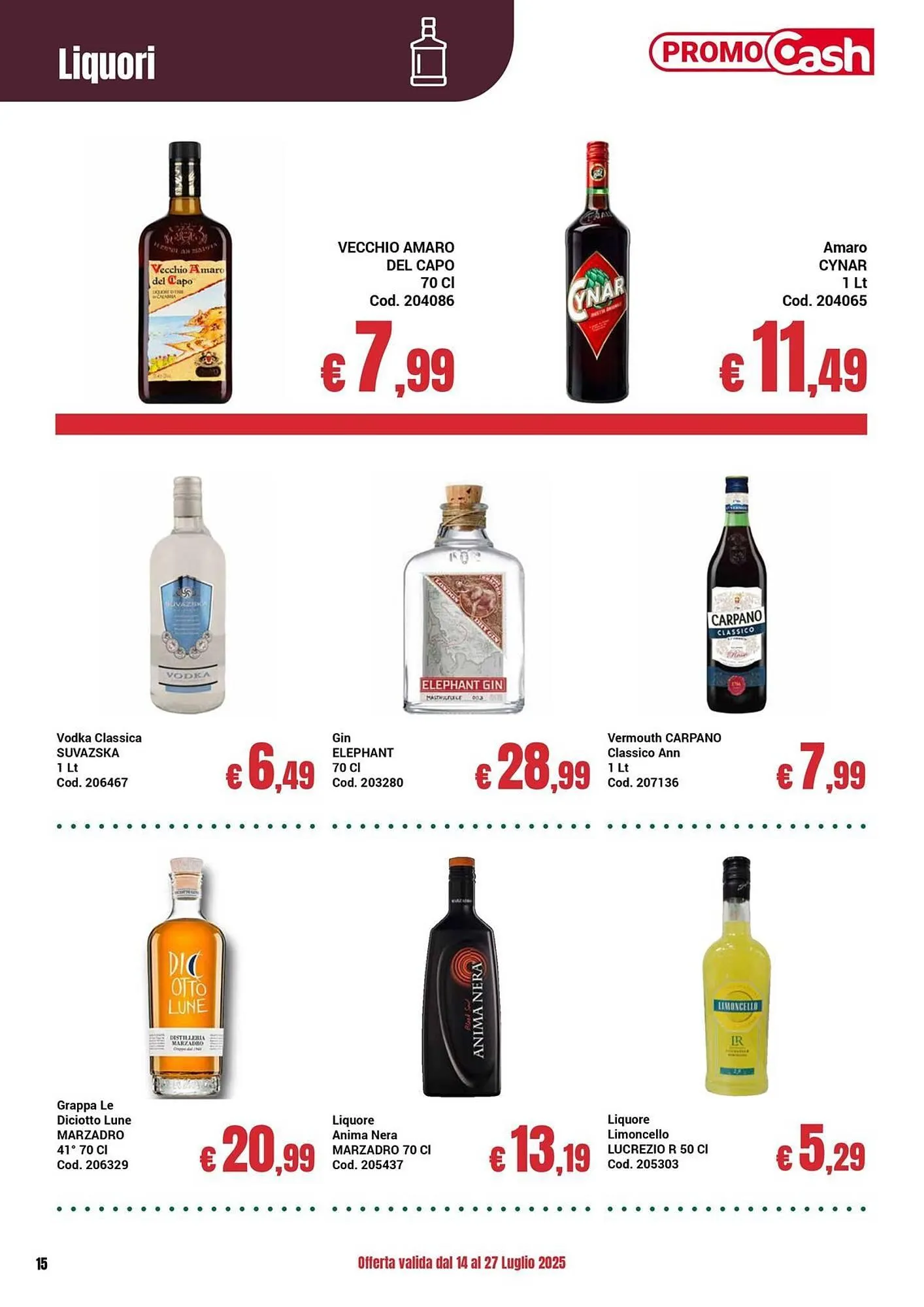 Volantino Centro Cash da 14 luglio a 27 luglio di 2025 - Pagina del volantino 15