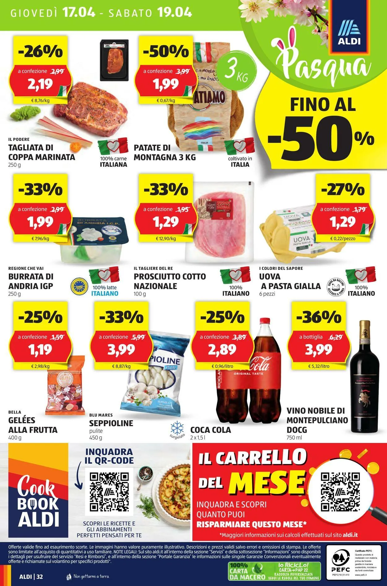 Aldi Volantino attuale da 14 aprile a 20 aprile di 2025 - Pagina del volantino 32