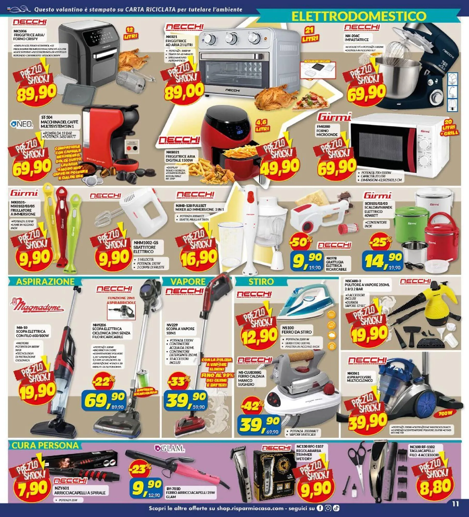 Volantino Risparmio Casa da 4 gennaio a 21 gennaio di 2024 - Pagina del volantino 11
