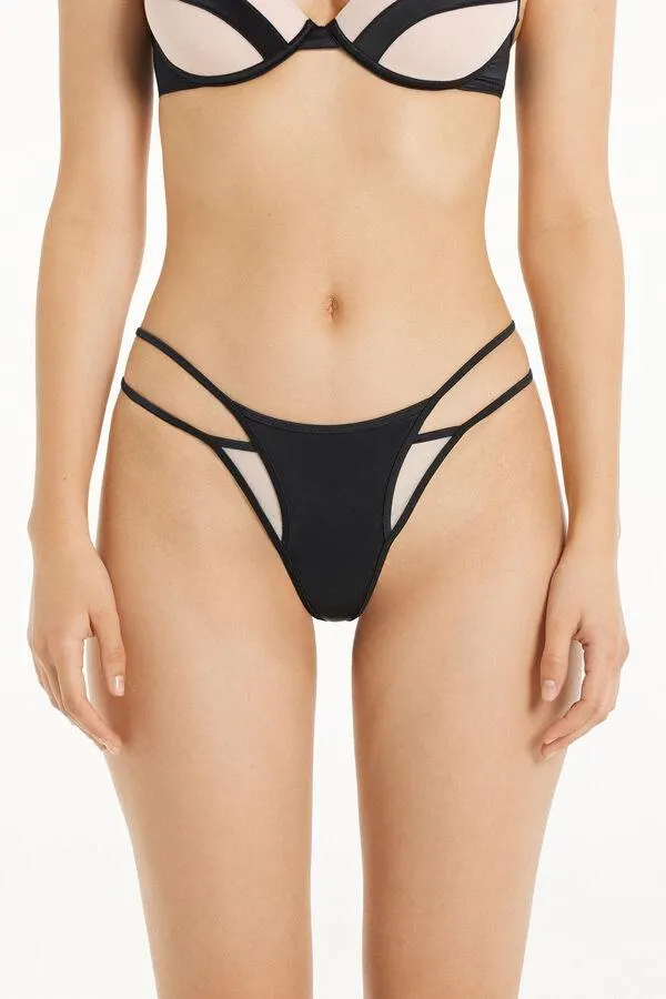Perizoma Sgambato con Fianchetto Tanga Aesthetic Tulle