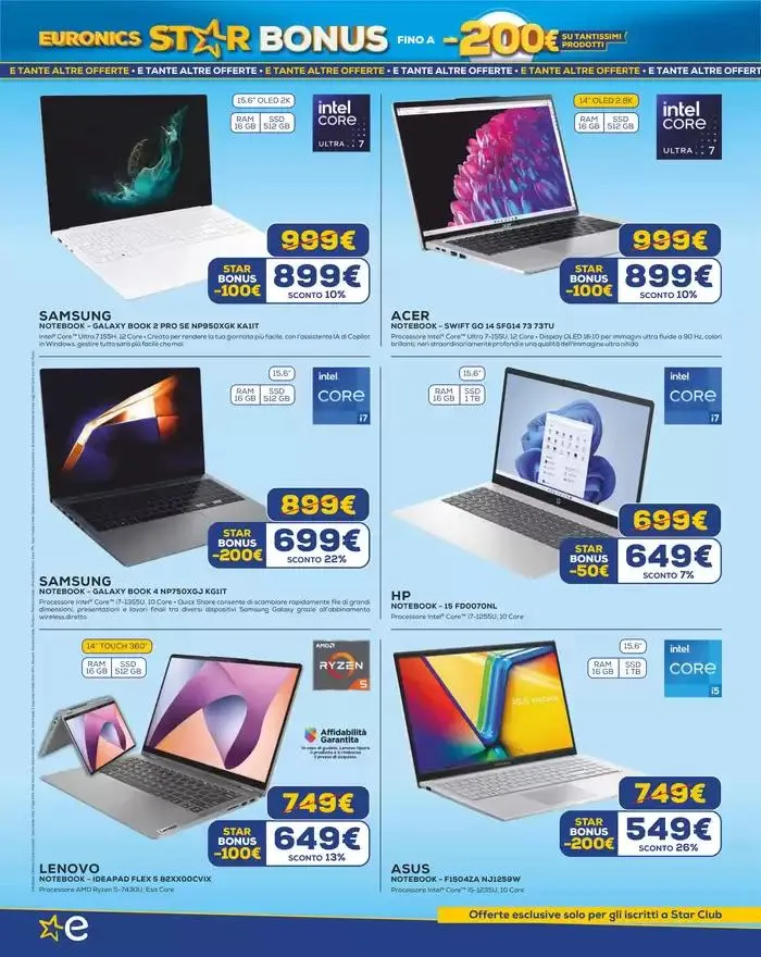 Star Bonus! FIno a -200 euro da 3 aprile a 16 aprile di 2025 - Pagina del volantino 6