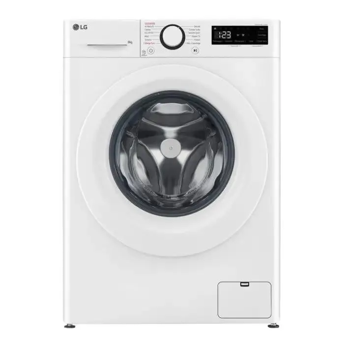LG F2R3S08NSWW Lavatrice 8kg AI DD, Classe A-10%, 1200 giri, Vapore, AI Wash