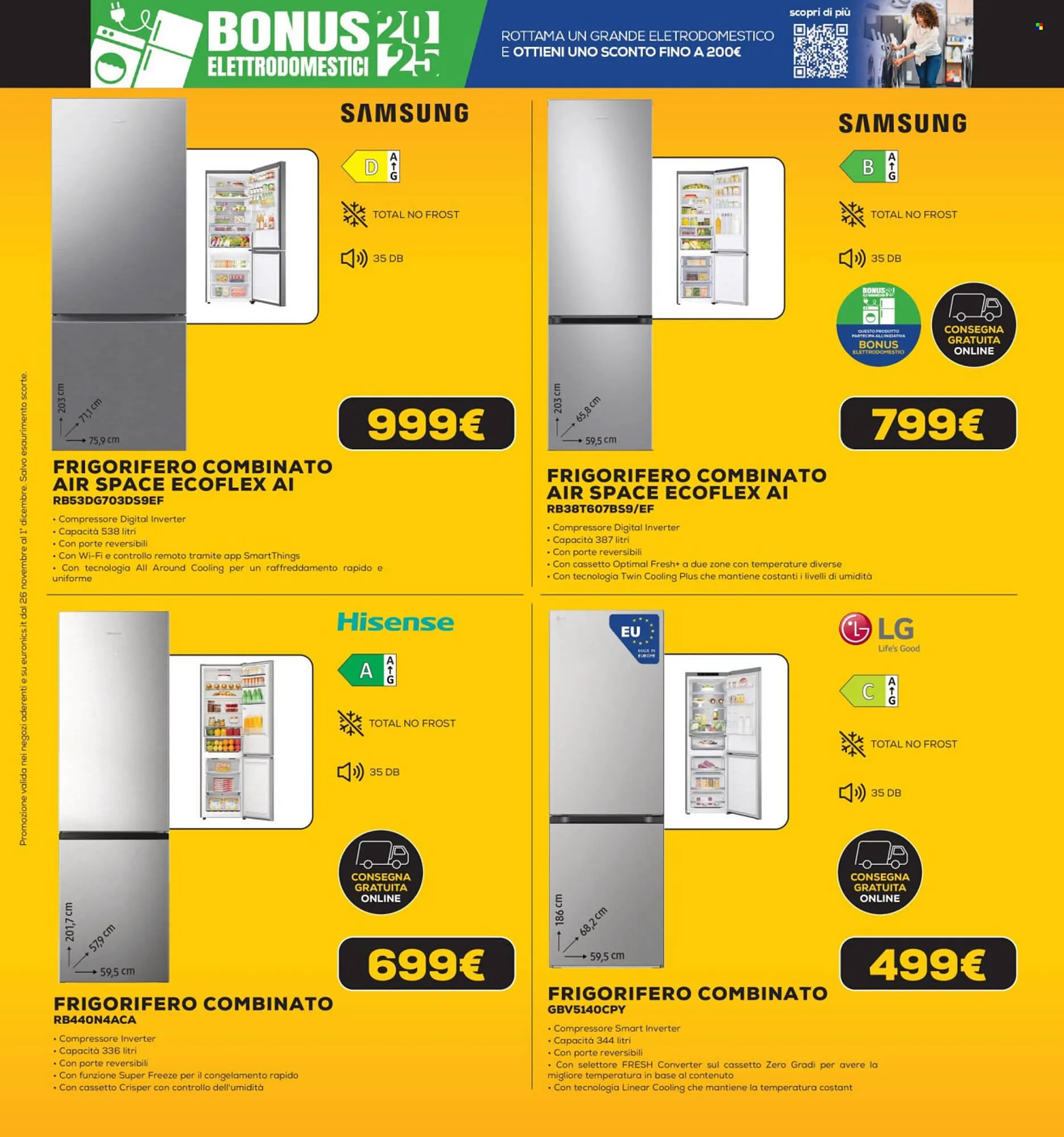 Volantino Euronics da 26 novembre a 1 dicembre di 2025 - Pagina del volantino 7