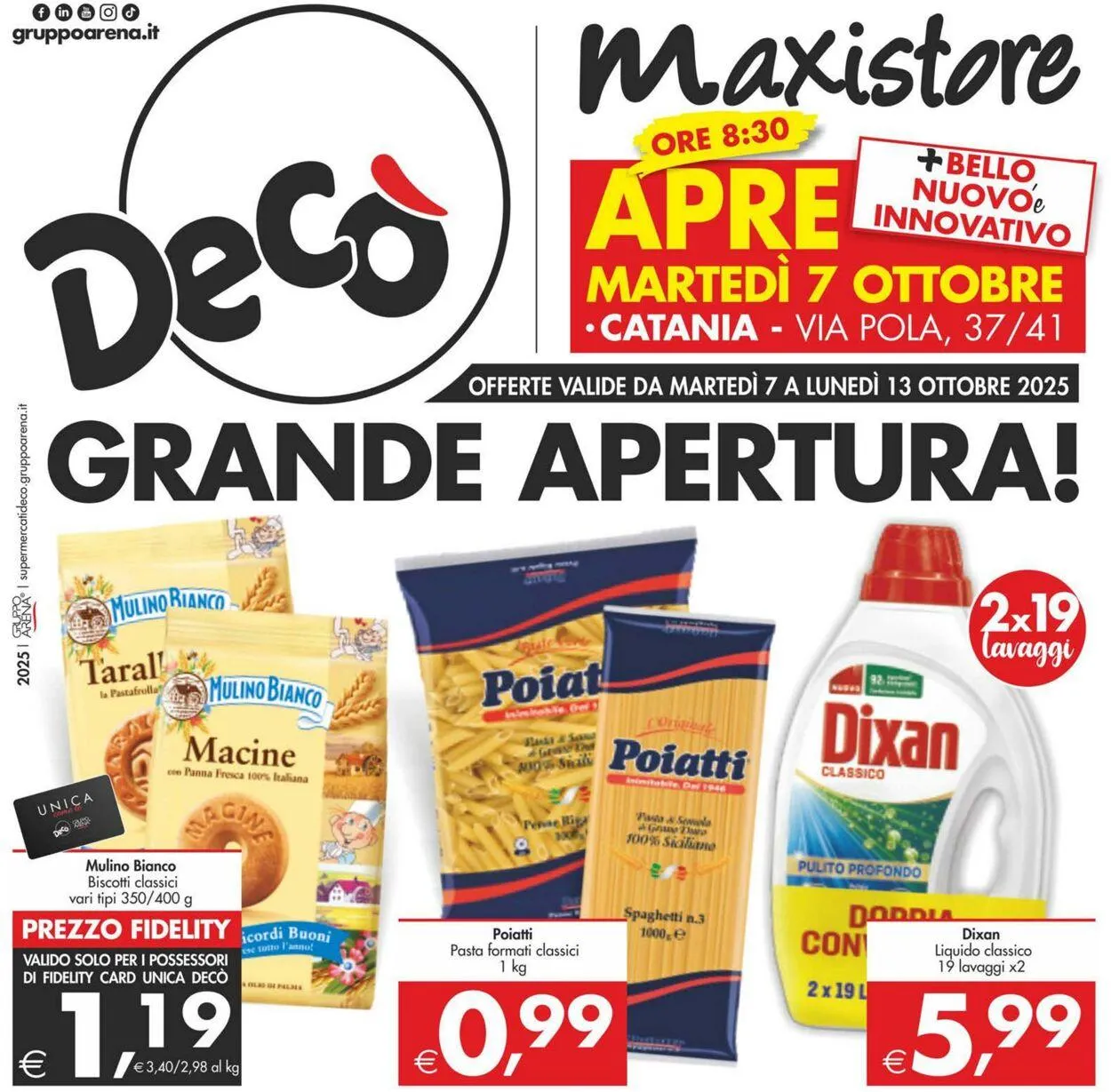 Deco Volantino attuale da 7 ottobre a 13 ottobre di 2025 - Pagina del volantino 1