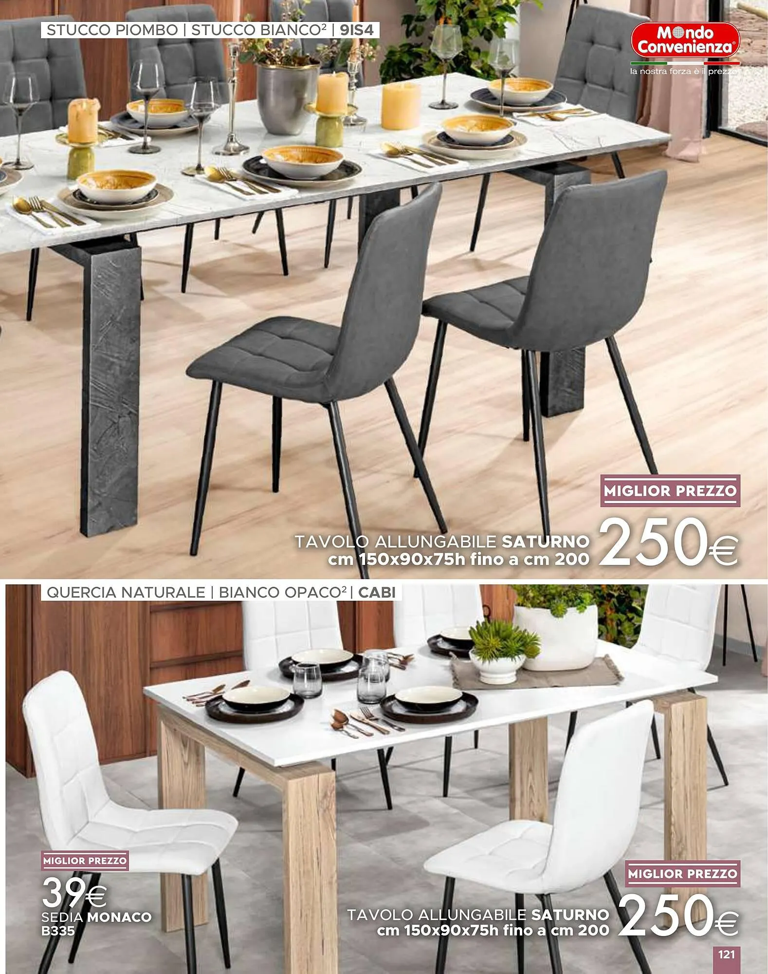 Volantino Mondo Convenienza da 1 aprile a 1 settembre di 2024 - Pagina del volantino 121