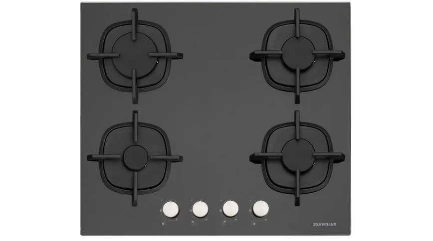 Silverline Piano cottura a gas da 60cm CS5404B01