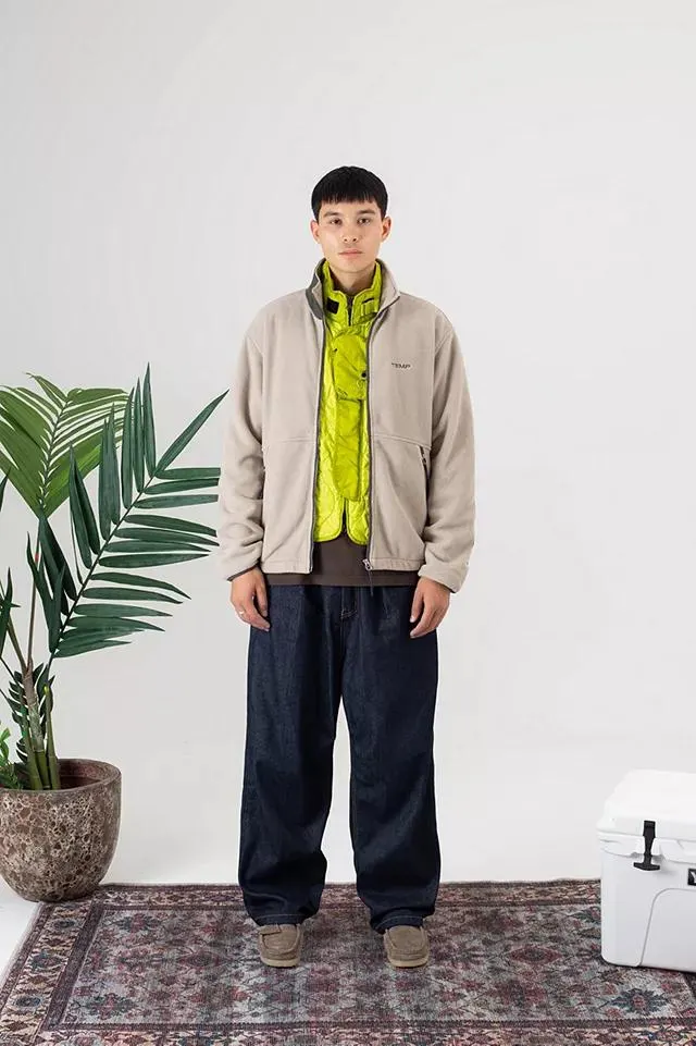 Temp Collective Felpa Swell con Zip Marrone