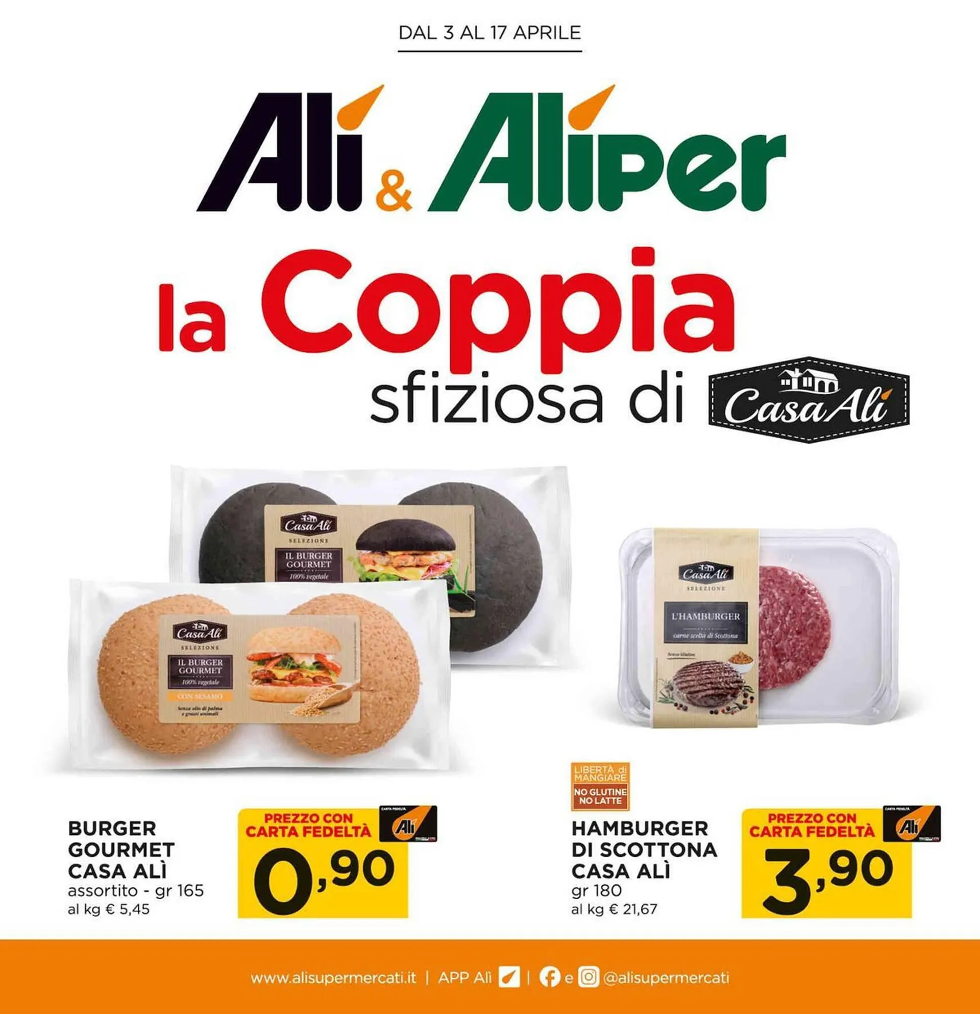 Volantino Alì Supermercati da 3 aprile a 17 aprile di 2024 - Pagina del volantino 1