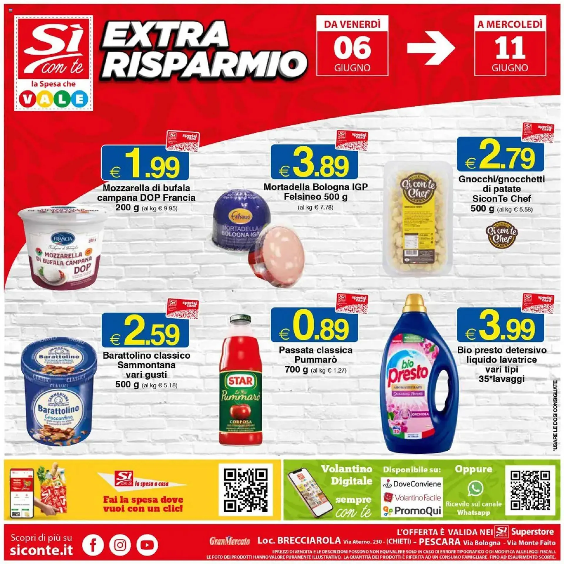 Volantino Sì con te - 1