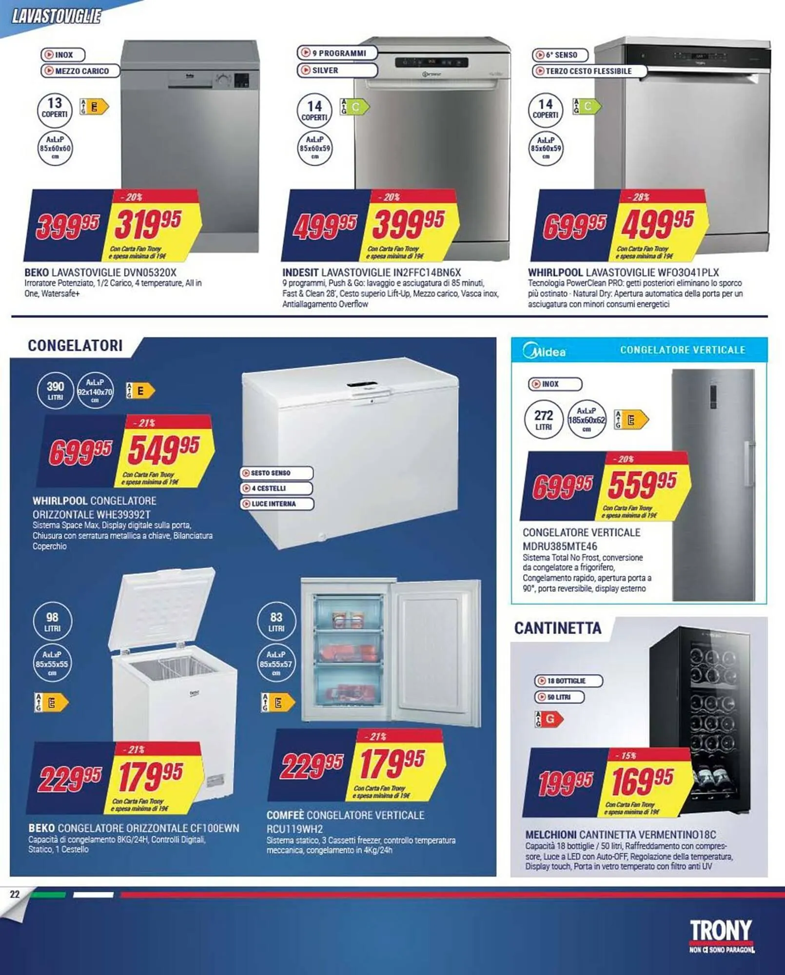 Volantino Trony da 27 dicembre a 14 gennaio di 2026 - Pagina del volantino 22