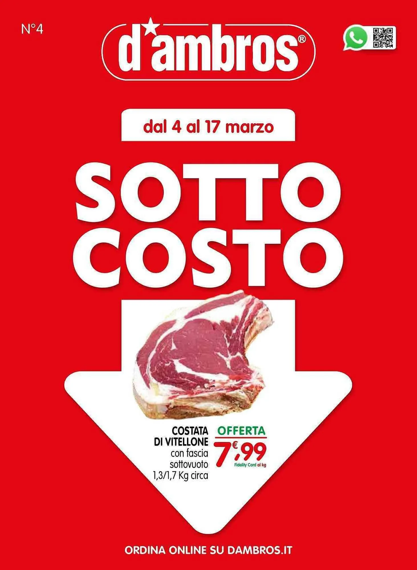 Volantino D'Ambros da 4 marzo a 17 marzo di 2024 - Pagina del volantino 