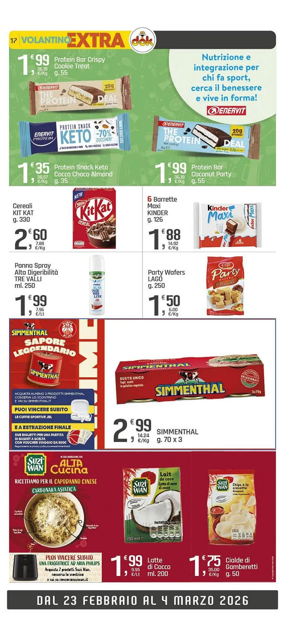 Volantino Supermercati Dok da 18 febbraio a 4 marzo di 2026 - Pagina del volantino 17