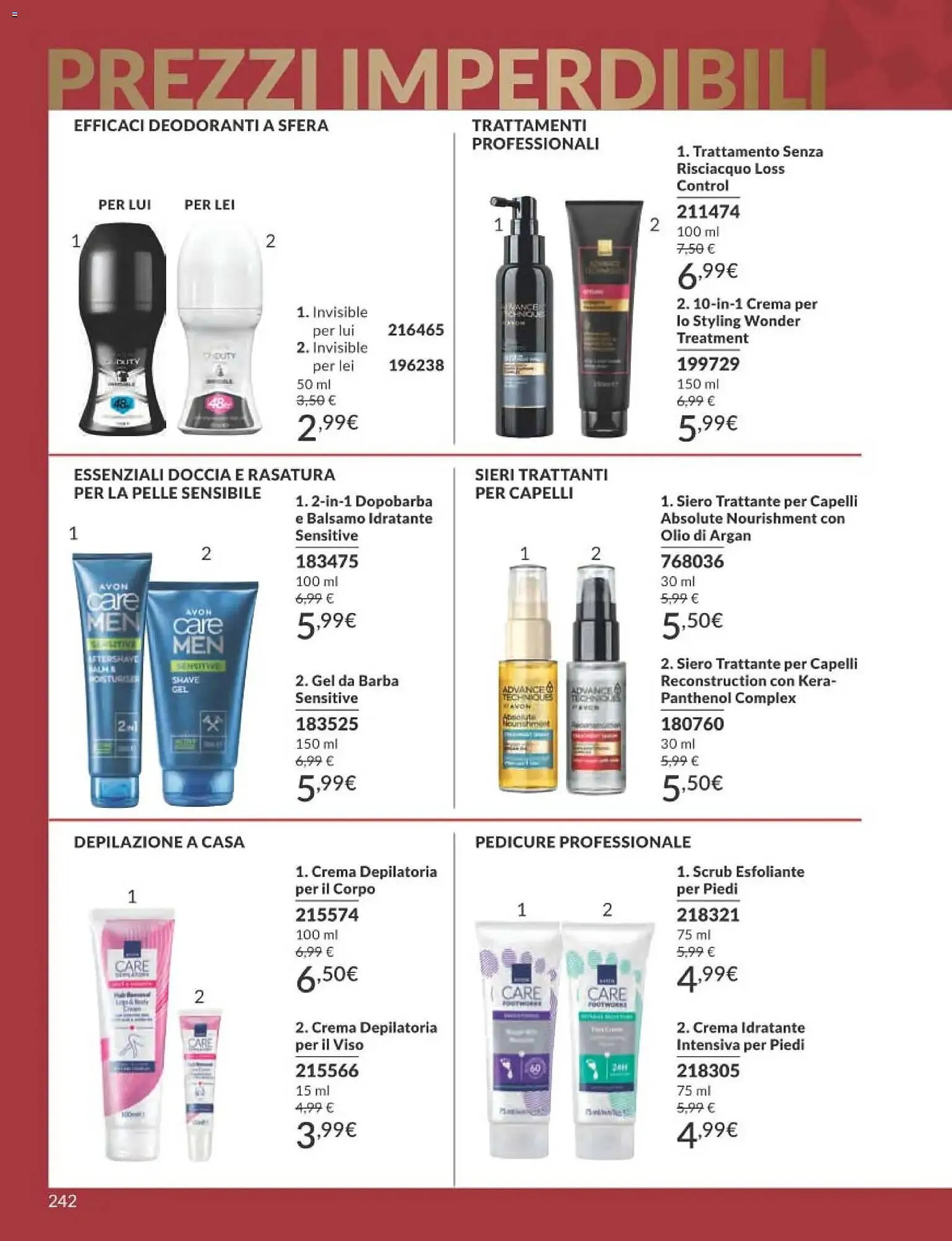 Catalogo Avon da 1 dicembre a 30 dicembre di 2025 - Pagina del volantino 242
