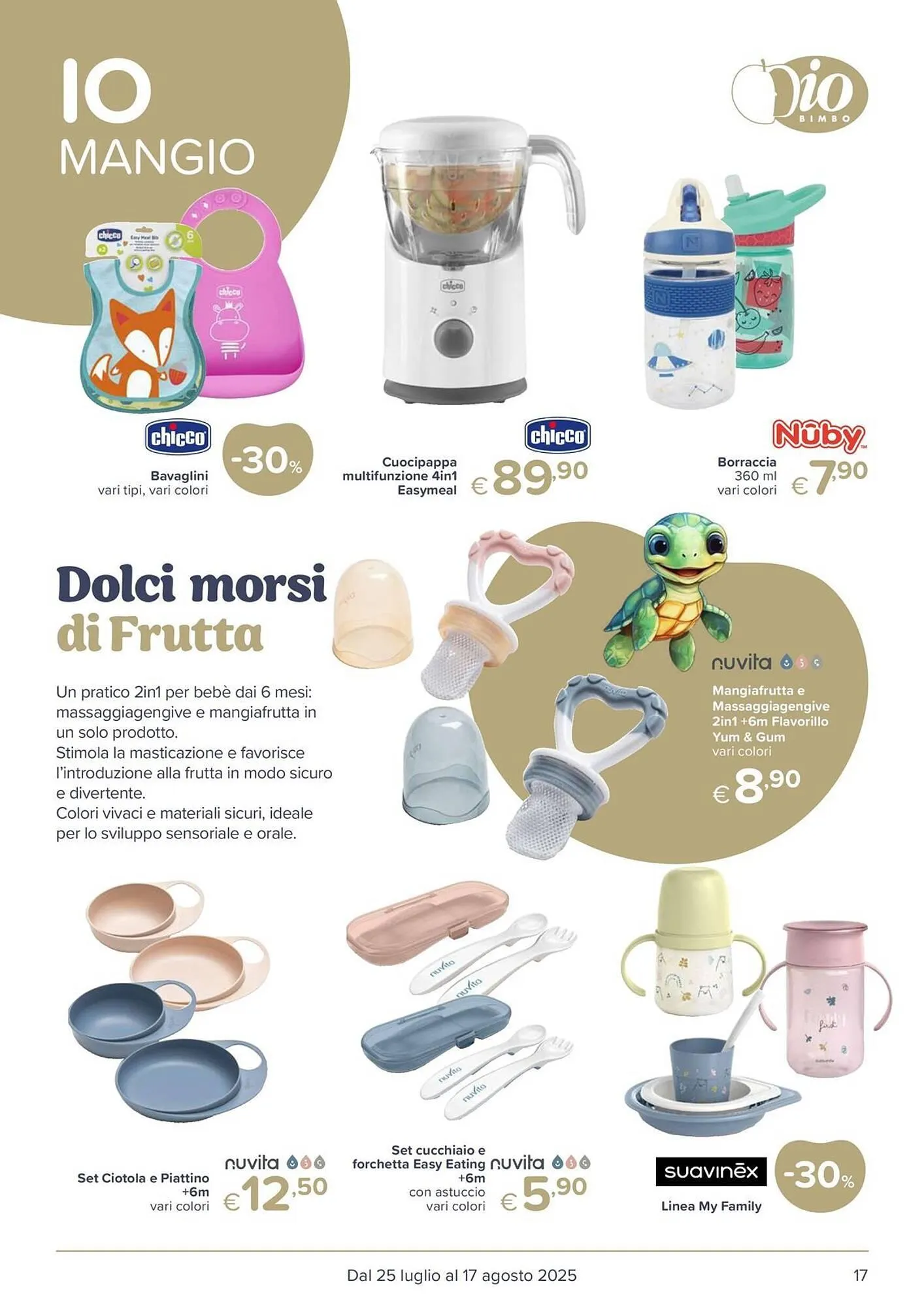 Volantino Io Bimbo da 25 luglio a 17 agosto di 2025 - Pagina del volantino 17