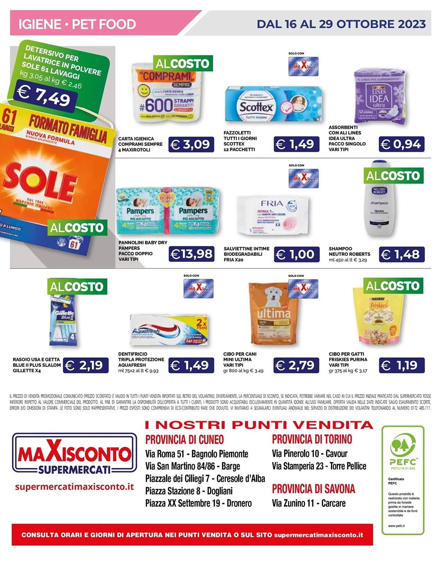 Volantino Maxisconto da 16 ottobre a 29 ottobre di 2023 - Pagina del volantino 12