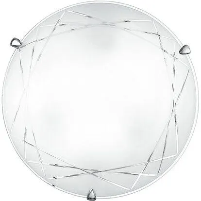 Plafoniera Paradise bianca 30 cm x 30 cm x 11 cm