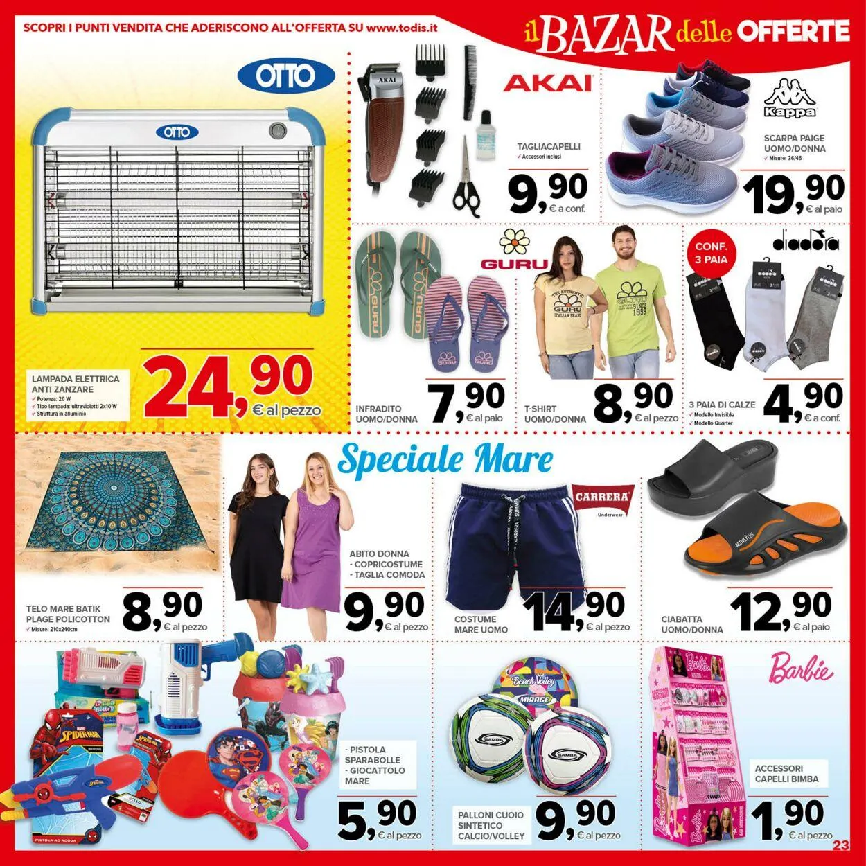 Todis Volantino attuale da 6 agosto a 20 agosto di 2025 - Pagina del volantino 23