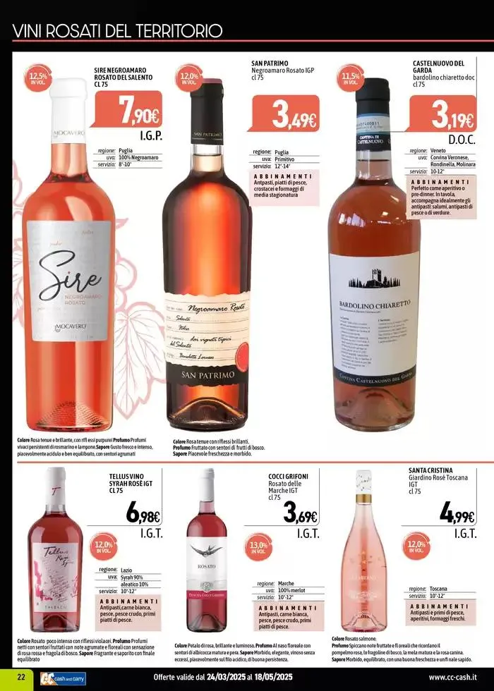 CARTA VINI da 7 aprile a 18 maggio di 2025 - Pagina del volantino 22