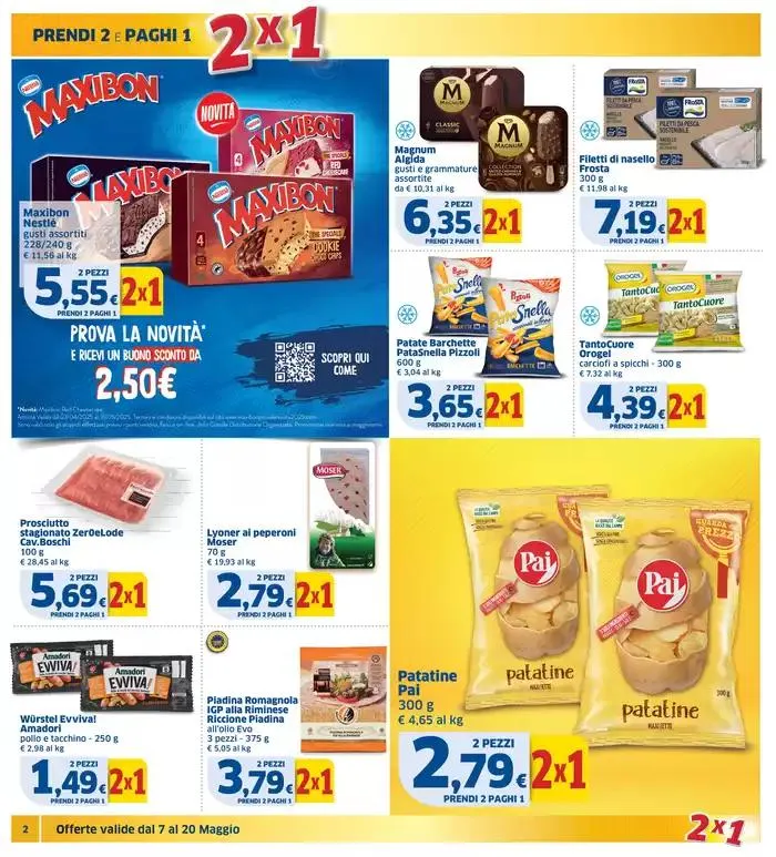 2x1 Prendi 2 e paghi 1 da 7 maggio a 20 maggio di 2025 - Pagina del volantino 2