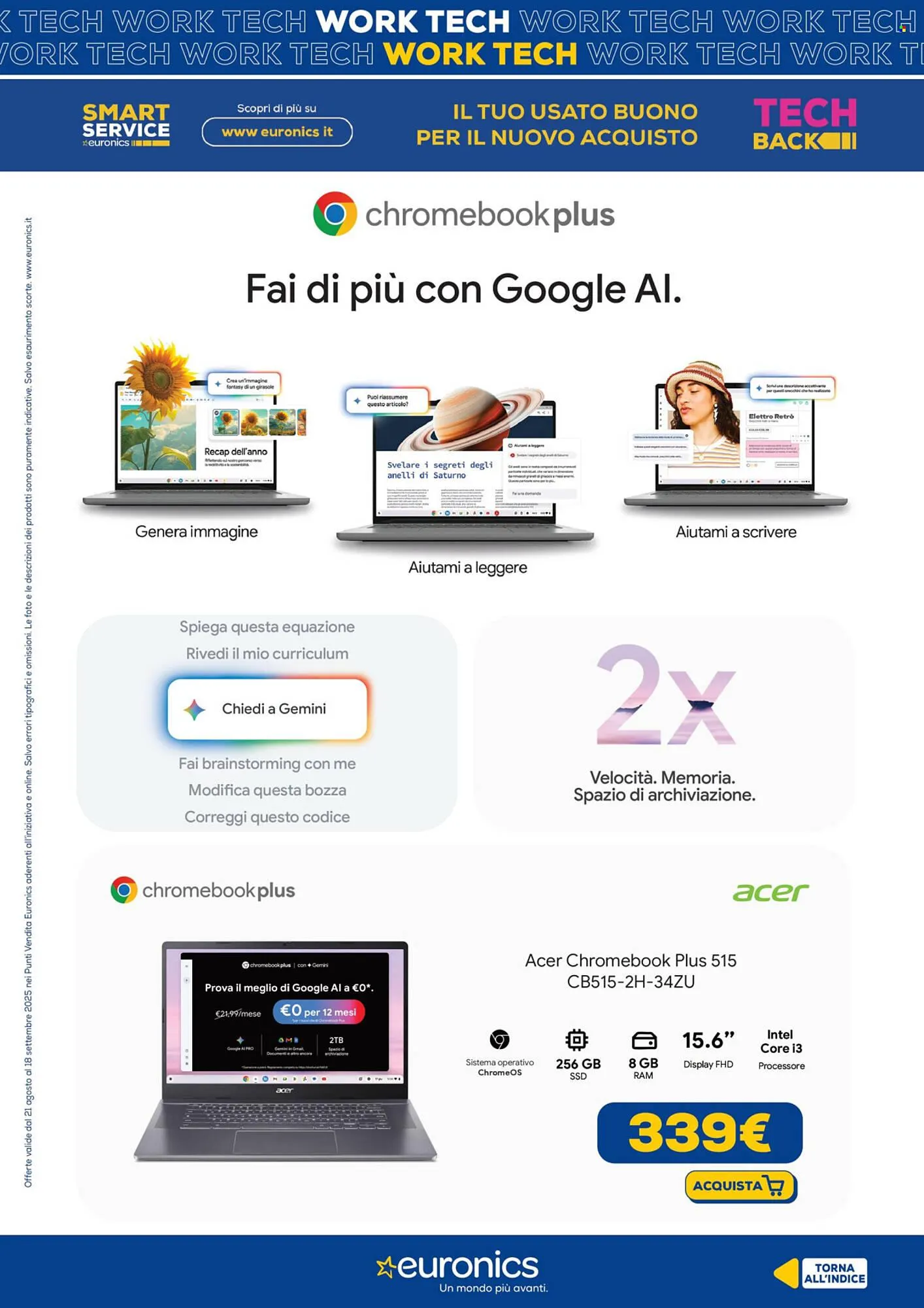 Volantino Euronics da 21 agosto a 18 settembre di 2025 - Pagina del volantino 3