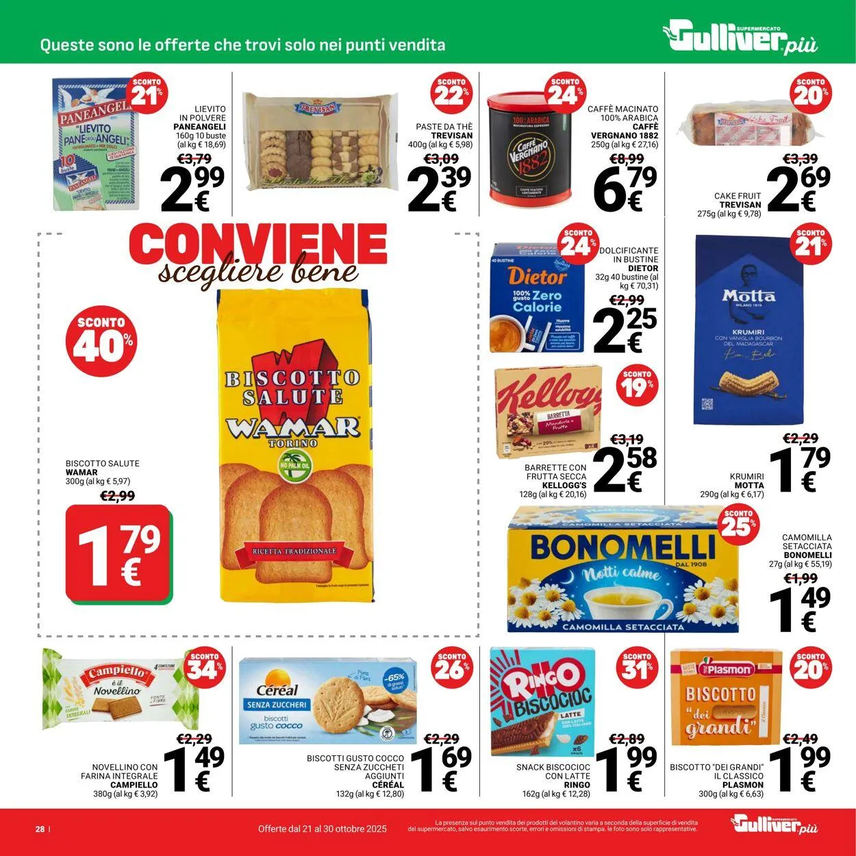 Gulliver Volantino attuale da 21 ottobre a 30 ottobre di 2025 - Pagina del volantino 28