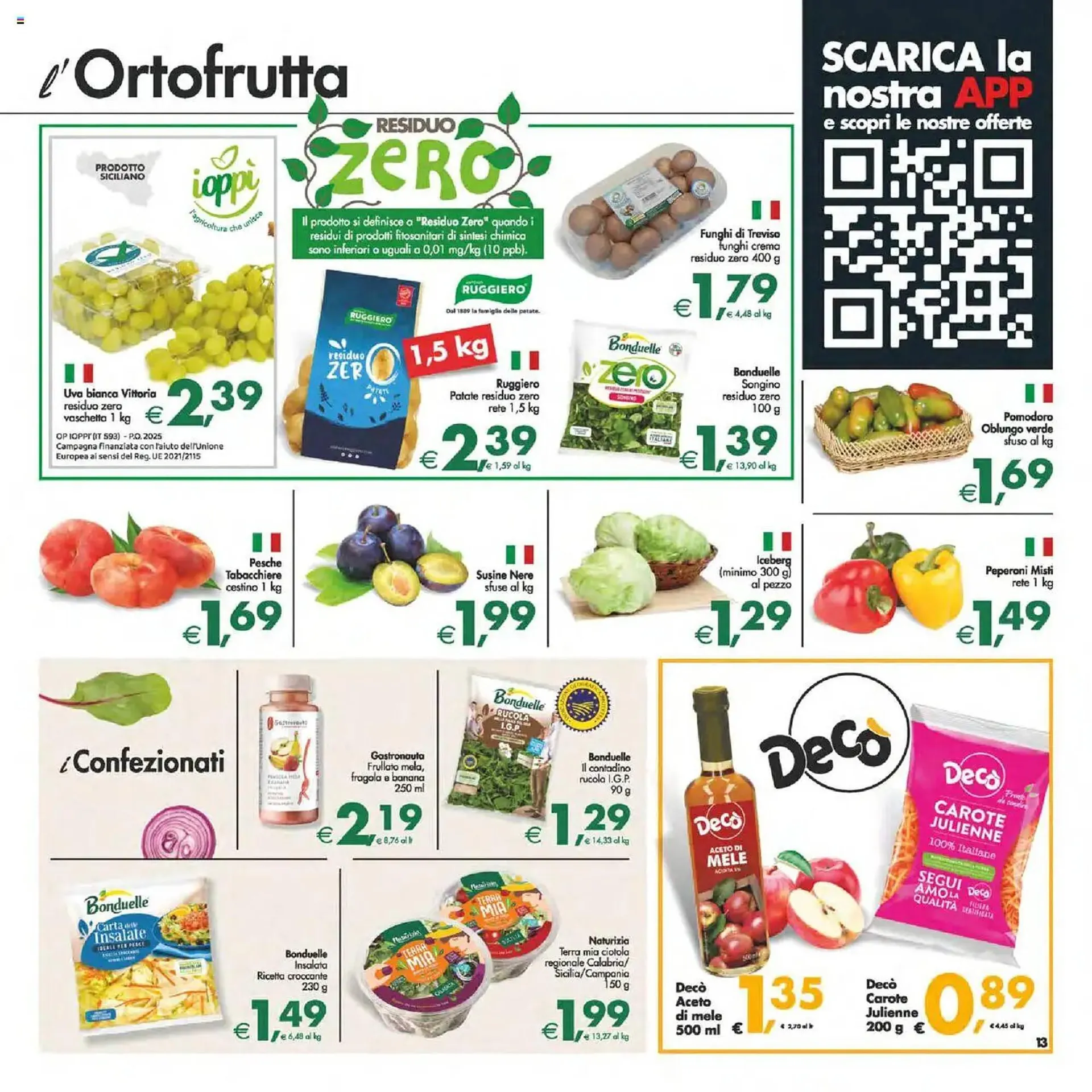 Volantino Deco Supermercati da 14 luglio a 23 luglio di 2025 - Pagina del volantino 13