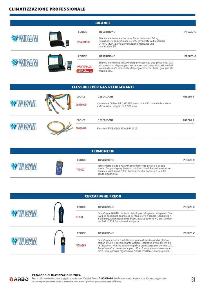 Catalogo climatizzazione 2024 da 17 maggio a 31 dicembre di 2024 - Pagina del volantino 131