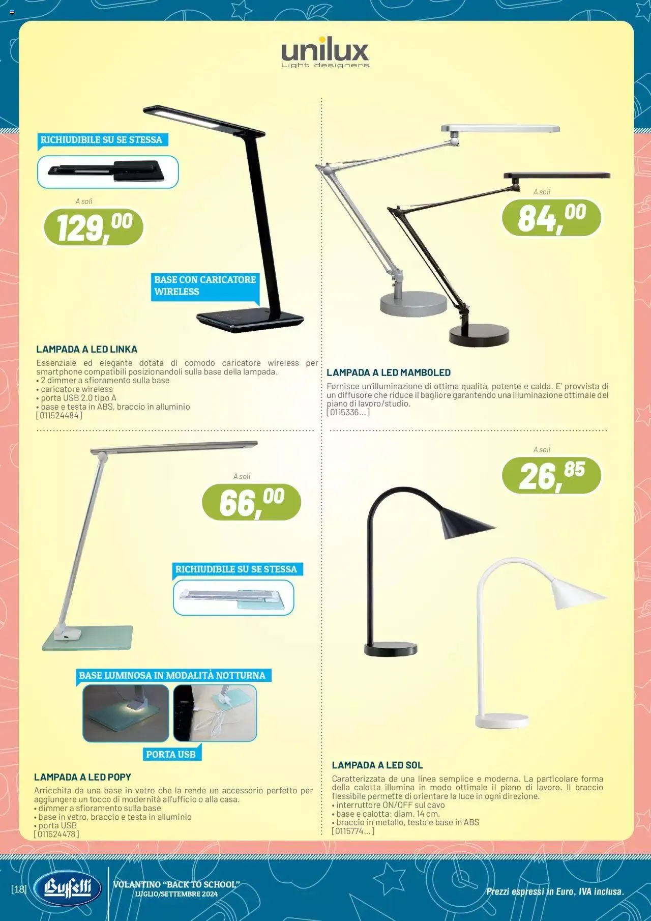 Volantino Buffetti da 1 luglio a 30 settembre di 2024 - Pagina del volantino 18