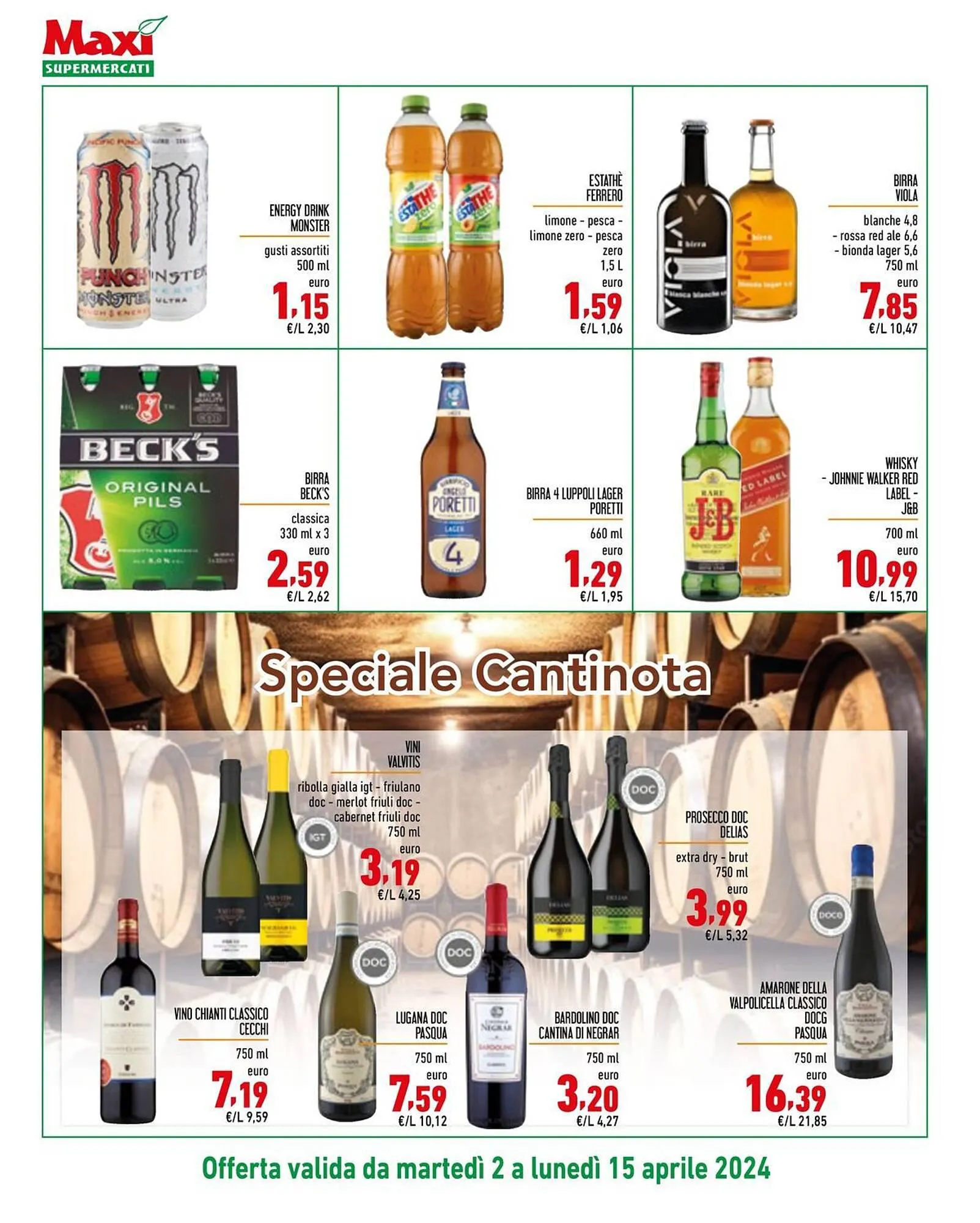 Volantino Maxi Supermercati da 2 aprile a 15 aprile di 2024 - Pagina del volantino 14